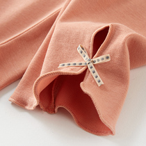  Girls leggings pure cotton thin summer childrens three-point pants worn outside the girls Western style stretch slim-fit baby pants