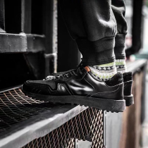 Uncle gui retro breathable stitching leather Shawn Yue all-match Japanese casual shock-absorbing German training handmade shoes men