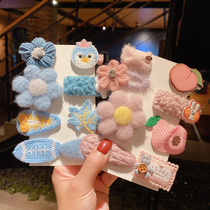 Hairpin Childrens Korean bb clip card Broken Hair Cute Girl Clips Headwear without injury Liu Haiclip Hair Accessories