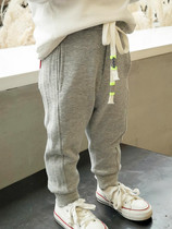 Boy pants spring clothing 2020 new childrens clothing Han version Ocean Gas Children Sports Casual Pants Little Boy Sashimi Pants