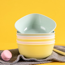 PAMPAS 6-pack plate Household creative breakfast bowl Set Food grade plate plastic square