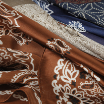 Mens cashew nuts flower silk scarves Inn Retro Casual Little Square Towels Summer Thin scarves with scarves in a suit shirt