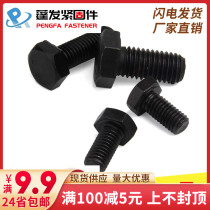 M24M27M30 black 8 Grade 8 external hexagon screw metric high strength hexagon Bolt hexagon