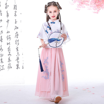 Children Handmaids Girls Ancient Costume Super Fairy China Wind Jacket Dresses Girl Cougale Little Girl Donuts Dresses Dresses Dresses Dresses Dresses