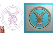 Bogu wine cup Cup leisure chair dining chair round back plate ring chair Palace chair Palace chair jdp relief map
