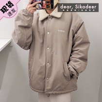 Spot Korea direct mail COVERNAT behind the letter embroidered wool collar lapel short coat women autumn and winter 20 new