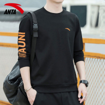  Anta sweater mens long-sleeved 2021 spring and autumn new official website fashion trend wild round neck sports top men