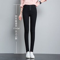 South Korea autumn new high-waisted black leggings women wear thin and short-breasted pants tight magic pants