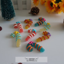 Christmas Cake Decoration Sugar Man Paparazzi S0495 Christmas Crutches Sugar Man Four Colors A Box of 96