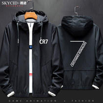 C Ronaldo Juventus Portugal No. 7 football fan suit men and women couples jacket windbreaker sweater coat tide