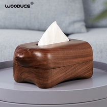 WOODUCE Arctic bear tissue box Living room Creative cute solid wood Crafts Smoking Cardboard Nordic Ins Home