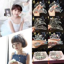 Girl Crown Headwear Children Princess Crown hairclip Hairband Little Girl Clip Female Baby Hair Hair Hairpin Girl Clip