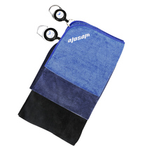  2019 new golf towel wipe club cloth Wipe club towel wipe club head cloth with hook special offer