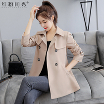 Windbreaker women 2020 Autumn New Fashion simple temperament slim slim Joker short coat