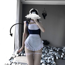 Sexy Cute Rabbit Girl Uniform Suit Small Chest With Chest Cushion One-piece Underwear Bellbelly Style Maid Short Skirt Student Dress