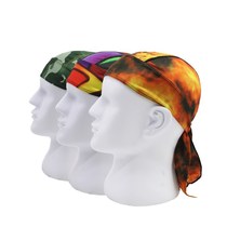 Sport Soft equipment Riding outdoor sports hat headscarf breathable quick dry sunscreen Pirate Hat Printed Small Cap Headgear