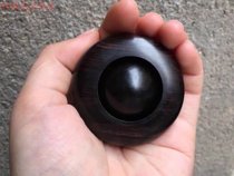  Mahogany purple sandalwood Blood sandalwood transport beads health ball when luck turns Wen play handle piece solid wood can be rotated to decompress