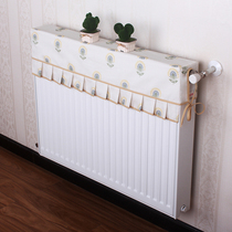 Fresh pastoral home radiator cover lace decorative fabric Old-fashioned heating anti-blackening dust cover cloth customization