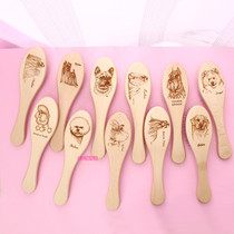 Imported Glehante Bias Bear Schnauzer VIP Sisch Cat and Dog Comb Handle Comb