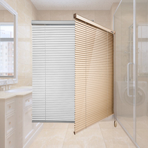 Electric shutters curtains without punching shade pull lift and drop bedroom kitchen bathroom waterproof pvc curtain