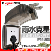 Rogrand toilet electric switch waterproof protection box toilet wall socket waterproof cover universal splash box