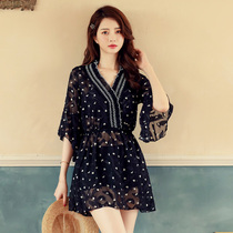 Sexy skirt bikini three-piece set Thai beach super fairy Fan Xiaoxiang Feng hot spring adult swimming clothes