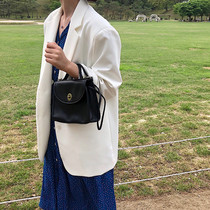 Fat fat homemade bag female 2021 new Korean ins retro bag net red bag portable messenger bag shoulder bag