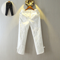 Xiaoshan house retro Chinese style 2020 Spring and Autumn new improved collocation Cheongsam classical embroidery flower Tang dress pants female