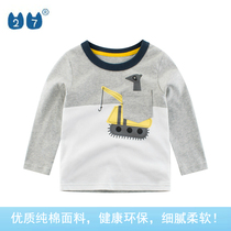 Counter foreign trade tail single Childrens brand discount clearance store Childrens clothing autumn new boys long-sleeved T-shirt clothing ins