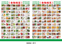 Food phase gram table Food phase gram chart Food phase gram chart Food phase gram wall chart picture Food collocation taboo chart