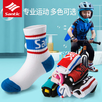 Santic forest guest childrens balance car scooter riding socks professional sports socks boys and girls socks 3-6 years old
