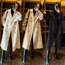 Parker clothing female 2021 Winter new design sense niche plus velvet small man medium and long explosive cotton jacket