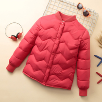 2020 new childrens down jacket inner liner boys and girls light thin single piece wear medium and big child warm coat