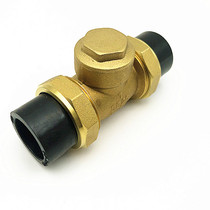 All copper PE vertical check valve 20 25 32PE horizontal check valve 40 50 63PE check valve Water pipe fittings