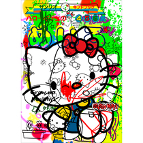 New on the trend] Judas Arletta Kitty Cat limited edition painting cute cartoon spot