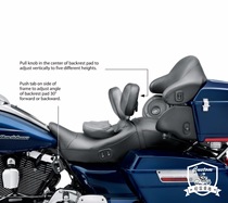 Harley modified travel car series adjustable Knight backrest Road Wang Street sliding big gliding Road cvo backrest