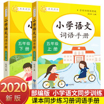 Sync textbooks) 2020 Primary school Language words Manual 5 5th grade up and down Book coaching teaching materials Nationwide Primary students 5th grade Language textbooks Textbooks Synchronized matching book Words Words and Words Sophisticated Everyday