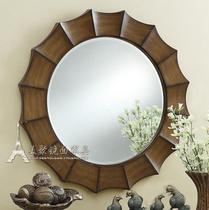 Chinese soft decoration mirror wall hanging mirror porch fireplace mirror custom meal side mirror corridor hanging mirror