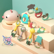 Newborn baby rings toys 0 to 6 months 3 babies can bite the teeth 1 year old puzzle early teaching training
