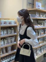 Xiaoyou MONA home autumn high-end design sense niche loose and thin sunscreen white shirt top womens inner shirt