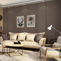 Modern minimalist 3d three-dimensional living room TV background wall wallpaper bedroom horizontal vertical stripe non-woven high-grade wallpaper