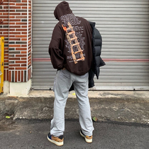 Beauty tide hip hop Travis Scott album limited TS foam hoodie Lisa same hoodie fog tide