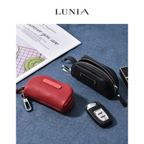 luina leather door key bag ladies mini Korean coin wallet hipster cowhide car key bag lipstick bag