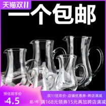 Household lead-free glass wine jug liquor divider divider jug ​​wine bottle wine cup wine set decanter tie pot justice cup