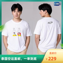 Thai GMM official KRIST portrait series Special limited edition T-shirt with silk-screen signature card
