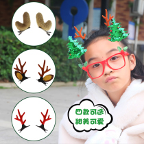 Childrens Christmas hairclip hair accessories small gifts small gifts baby cute headwear party table performance dress clip