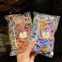 Children small leather gluten female Korean baby Zhair rubber band with no injury and good head rope cute little sign hair ring