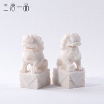 New Chinese model room lion ornaments desk book file porch soft decoration living room window creative home accessories