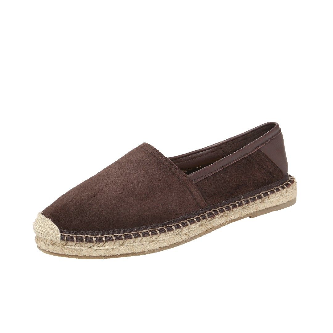 Men's shoes single shoes slip-on low-heeled flat casual fisherman shoes soft bottom soft surface breathable espadrille non-slip shoes