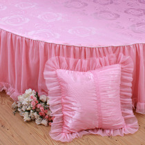 Veil yarn light dance meat pink square pillowcase square pillowcase cushion waist pillow Pillow sofa cushion